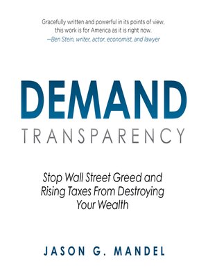 cover image of DEMAND TRANSPARENCY